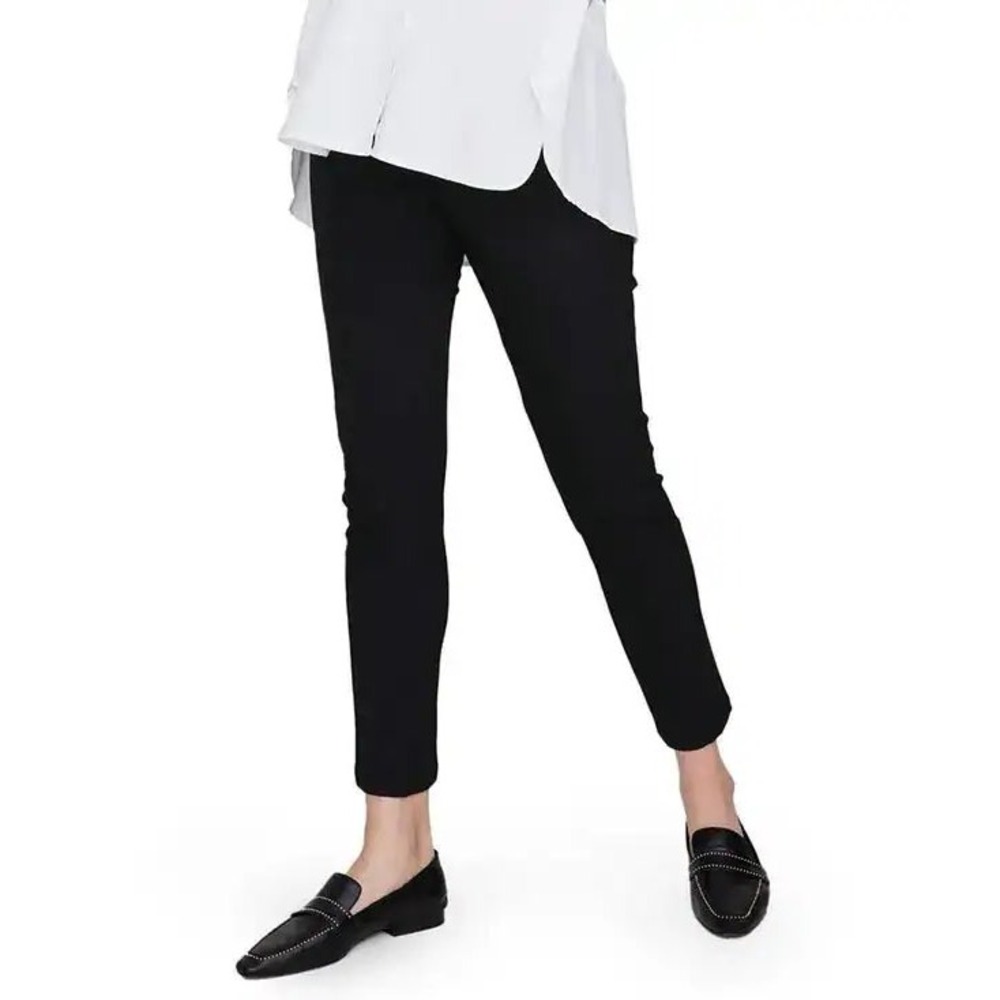 HATCH The Stiletto Maternity Pant Black Slim Ankle Pants Size 1 Small